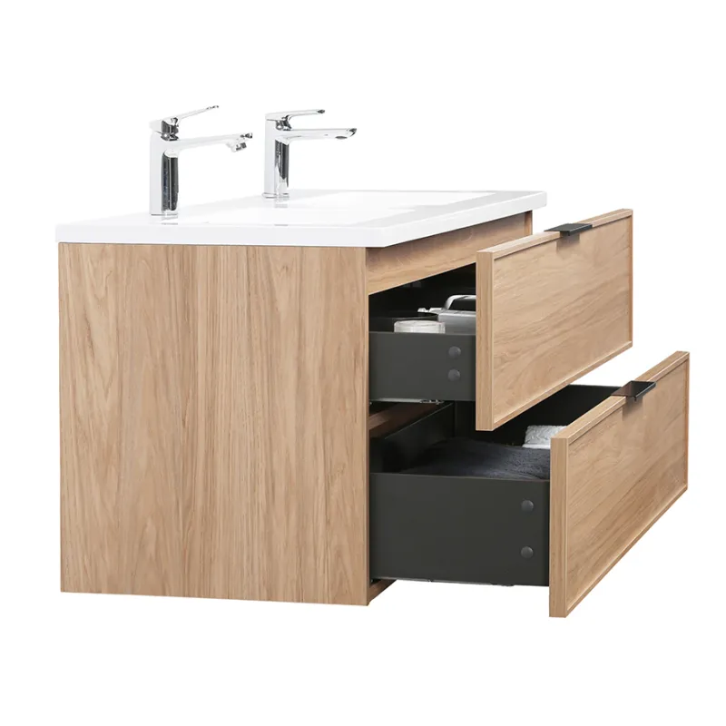 Badnor Melissa 120cm mbl.pk m/dobbel servant (97530) Lucy speil m/lys
