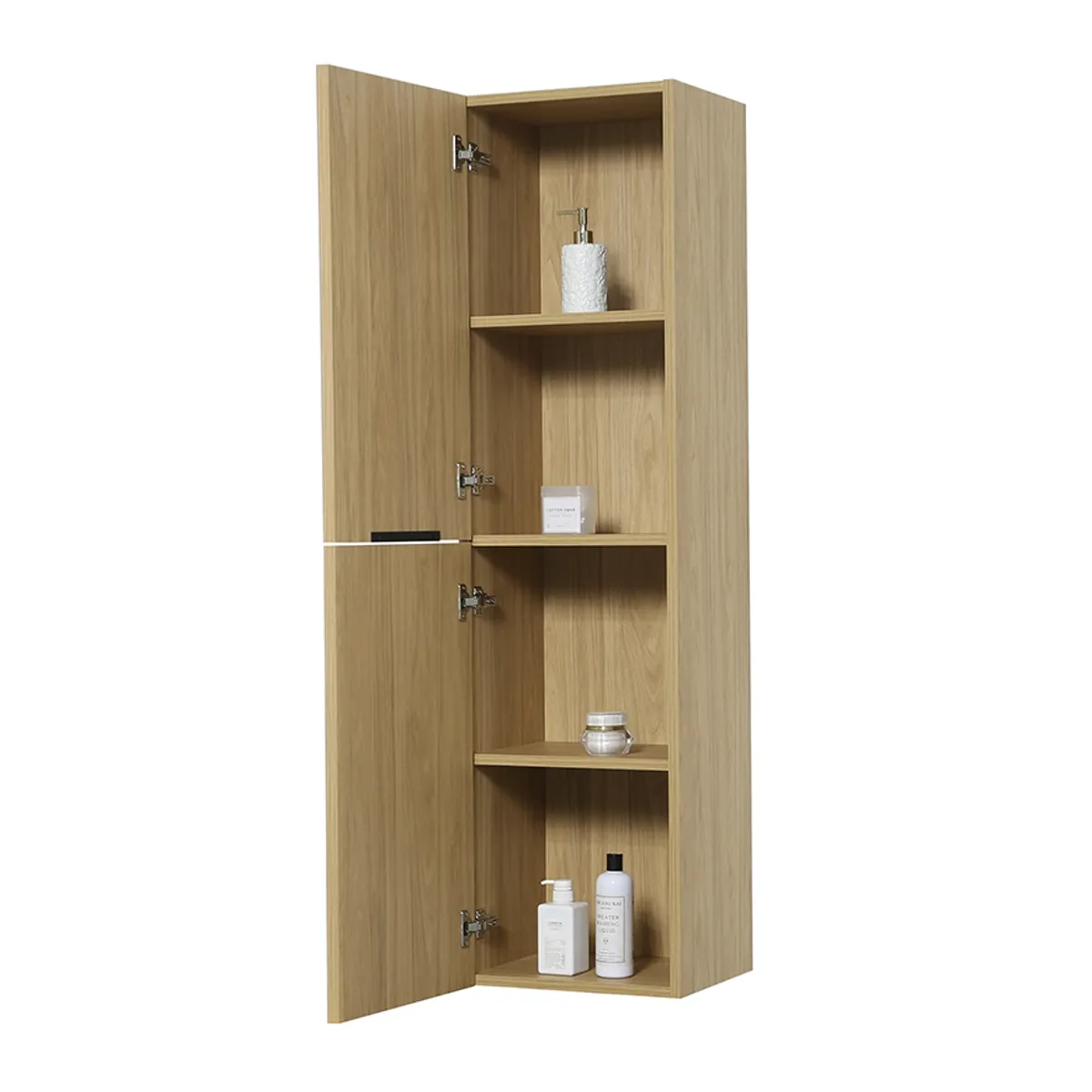 Badnor Melissa 120+40cm mbl.pk m/enkel servant (98411) Sienna speil m/lys