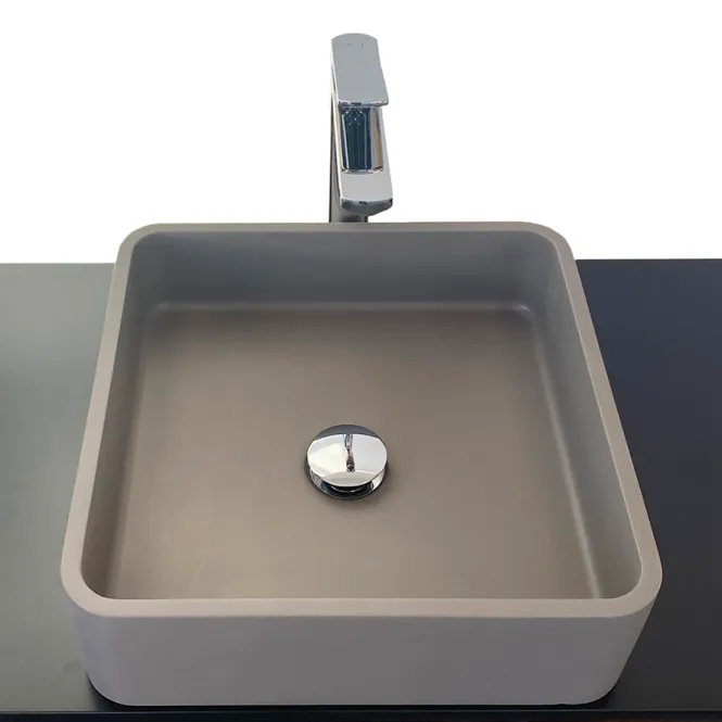 Hovedbilde Badnor Alden concrete, 390x390mm, betongservant for platemont.