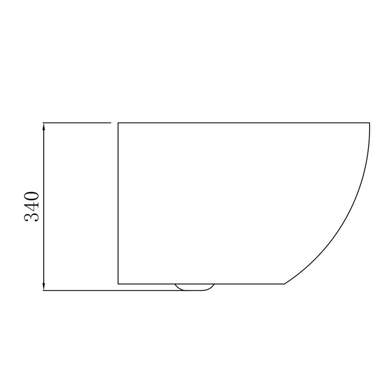 Toalettpakke: Badnor Ravenna / Grohe Rapid SL uten betj. plat