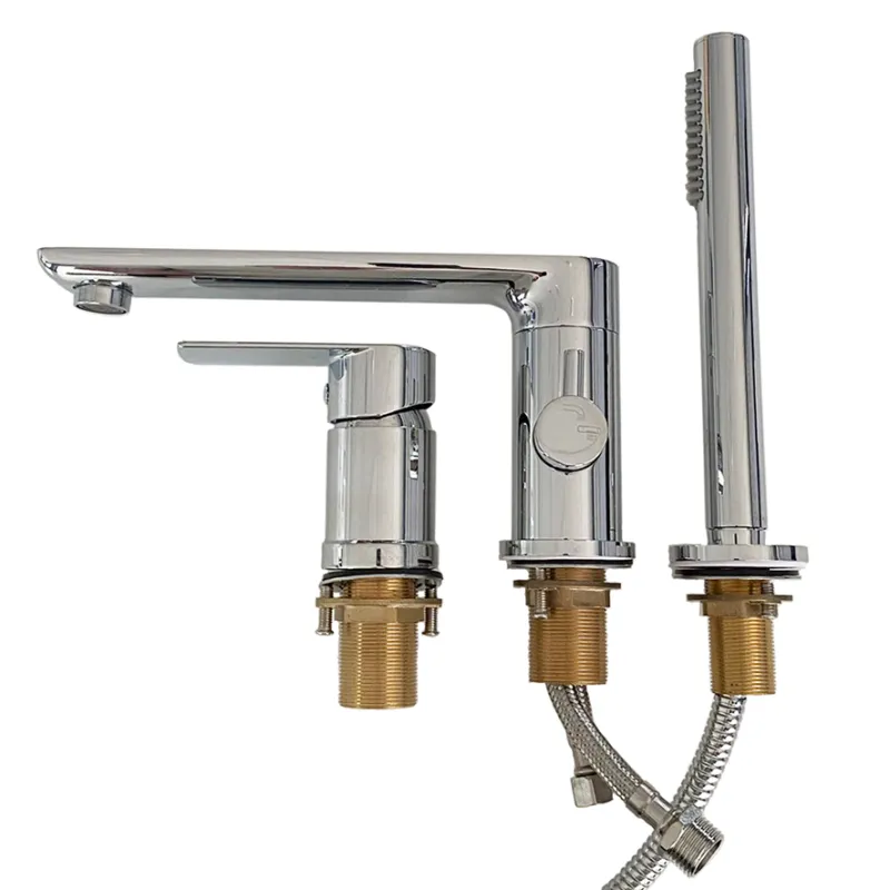Pfister Razor 3- hulls badekararmatur, KROM