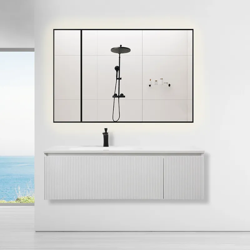 Badnor Merethe 120cm møbelpk (7208) Saga firkantet speil