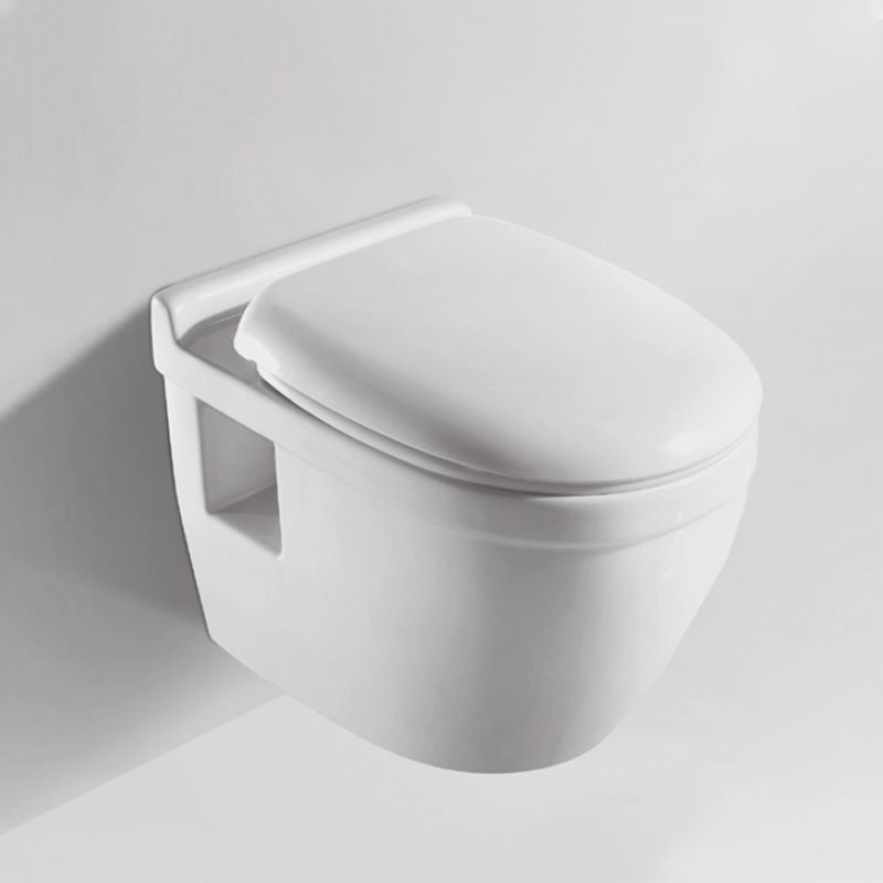 Hardplast toalettsete m/ soft-close for Trento veggskål