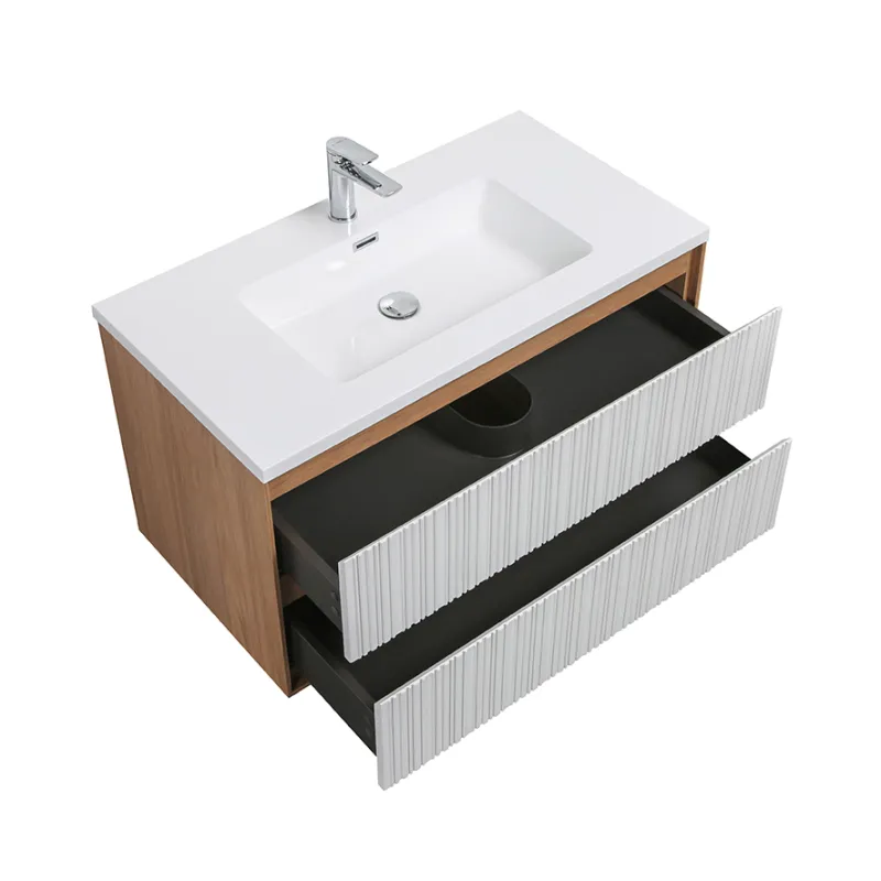 Badnor Marikken 90cm mbl.pk. (2221) Linnie speilskap