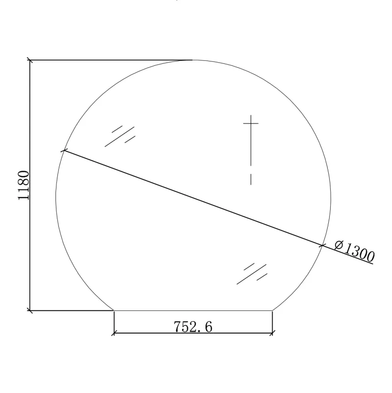 Badnor Melodina HVIT/LYS EIK 140cm mbl.pk (613) Sissel rundt spe