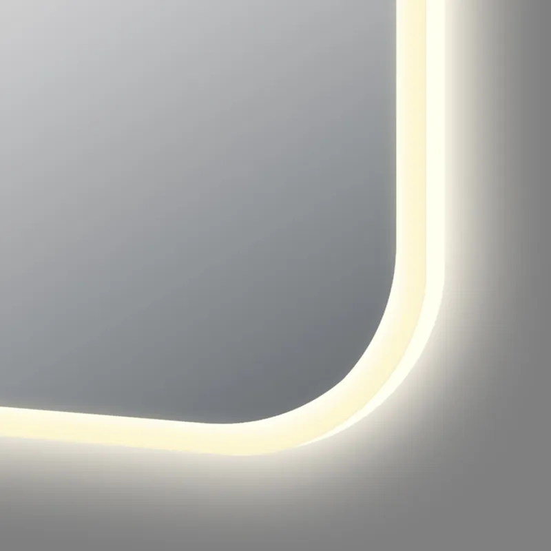 Badnor Linnea baderomsspeil (80x60cm) med LED-belysning 