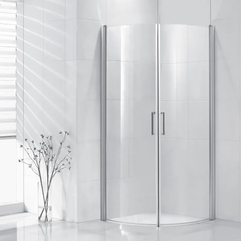 Imber buet 90x90 dusjhjørne, KROM