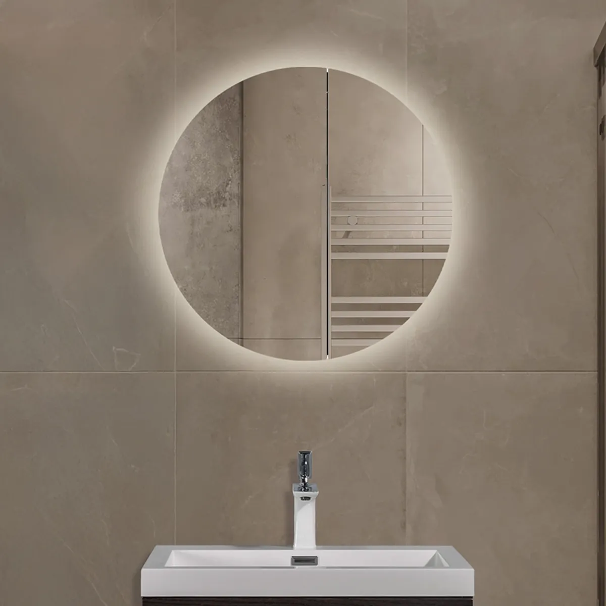 Badnor Melin 70cm+40cm møbelpakke (5141) Leon speilskap