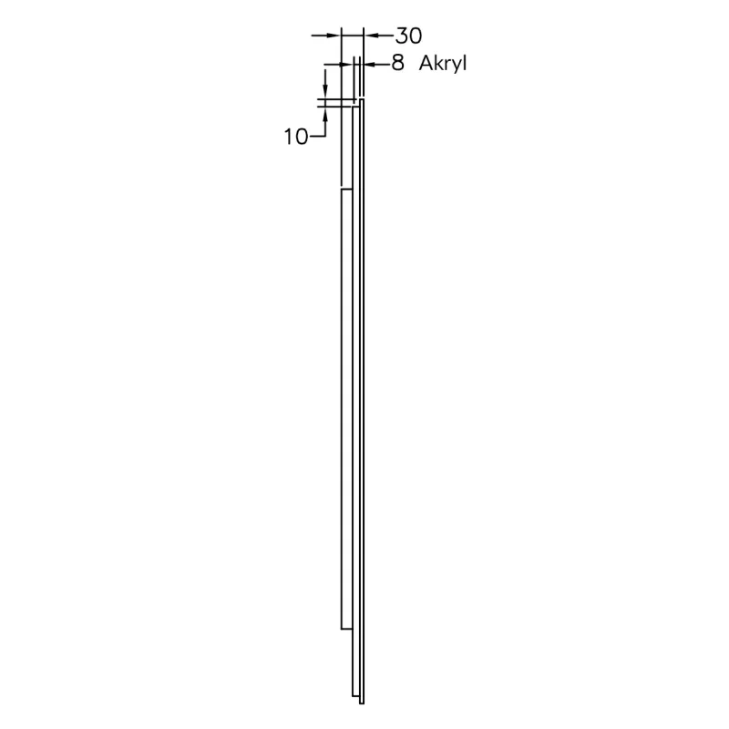 Badnor Mikala 120cm enkel servant (8403) Lucy speil m/lys