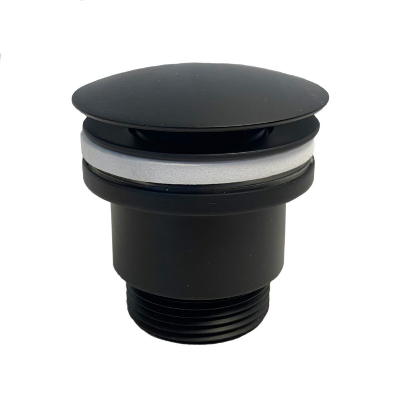 Azur Black servantbatteri med pop-up, MATT SORT