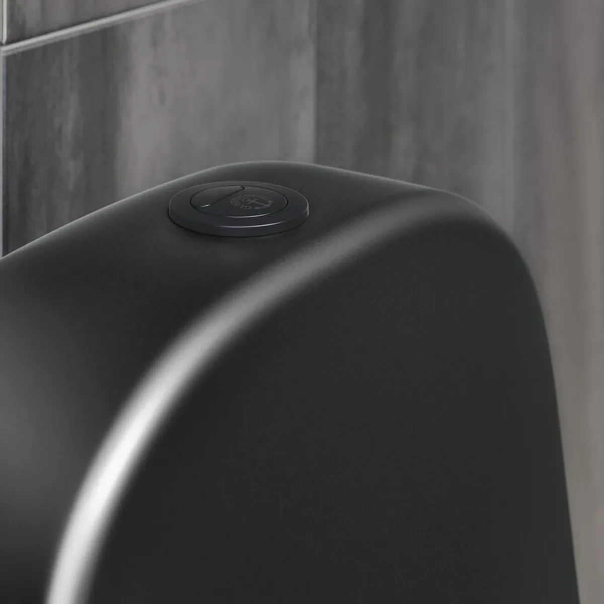 Gustavberg Estetic 8300 - SORT MATT inkl. sete