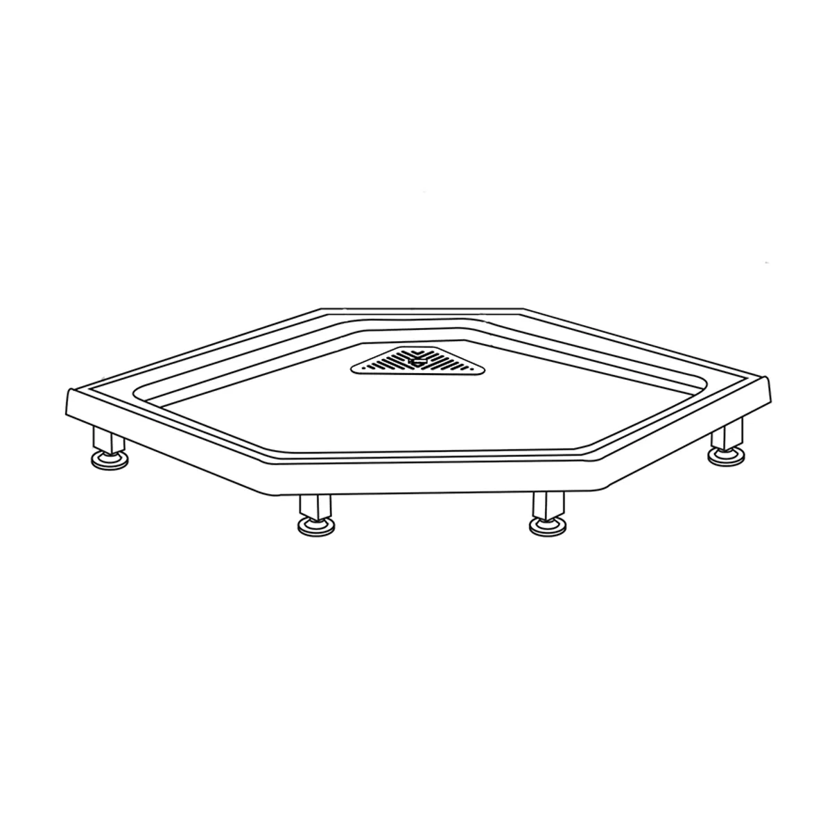 Badnor Scandia Black lux 7-3 dusjkabinett 90x90cm - DUSJKAR / BUNN