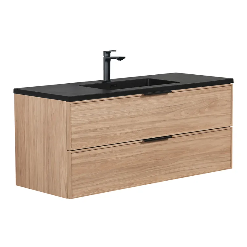 Badnor Melissa 120+40cm mbl.pk m/enkel servant (98431) Lucy speil m/lys