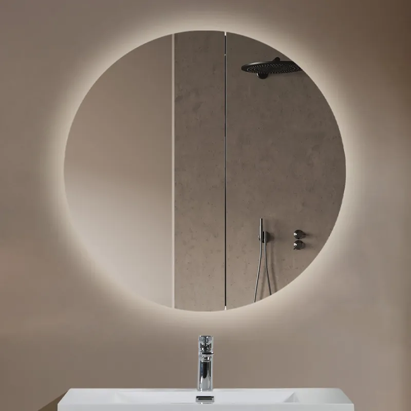 Badnor Maiken 80cm mbl.pk. (9409) Leon speilskap m/lys