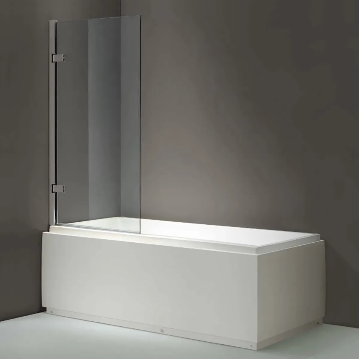 DEMOVARE: Badnor Sterling Straight badekarvegg 85x150cm (8mm glass)