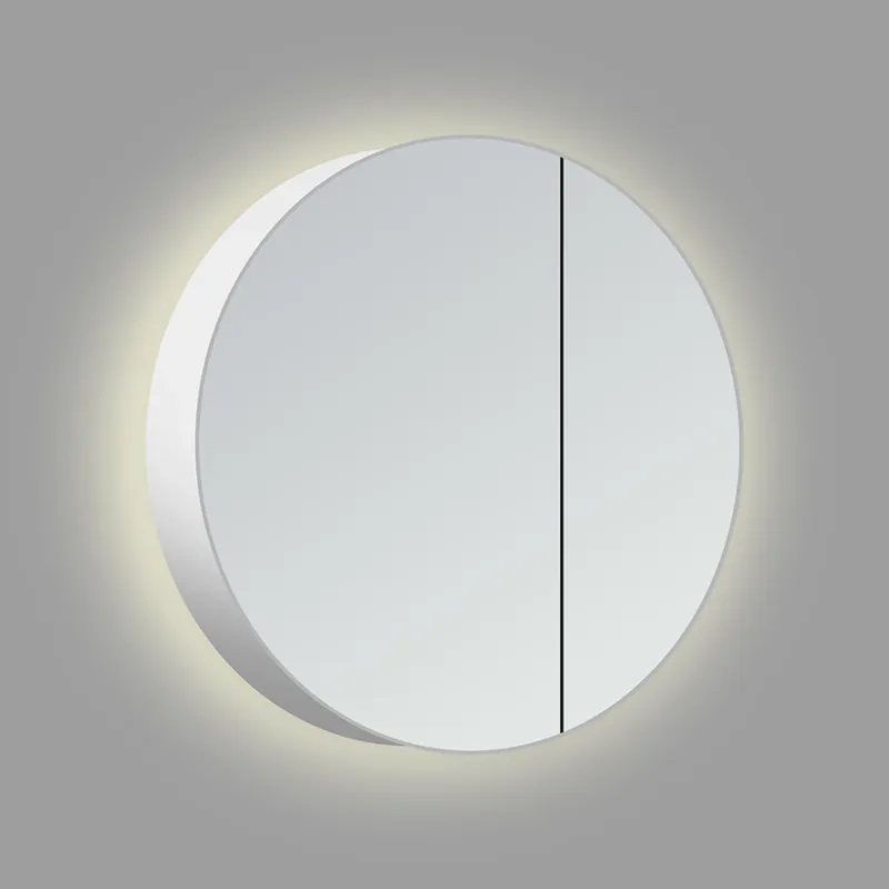 Badnor Mikala 60+40cm mbl.pk (8112) Leon rundt speilskap