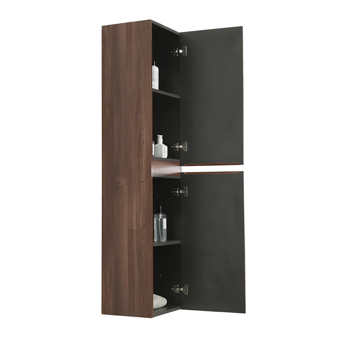 Badnor Maiken 100+40cm mbl.pk (9519) Leon speilskap m/lys