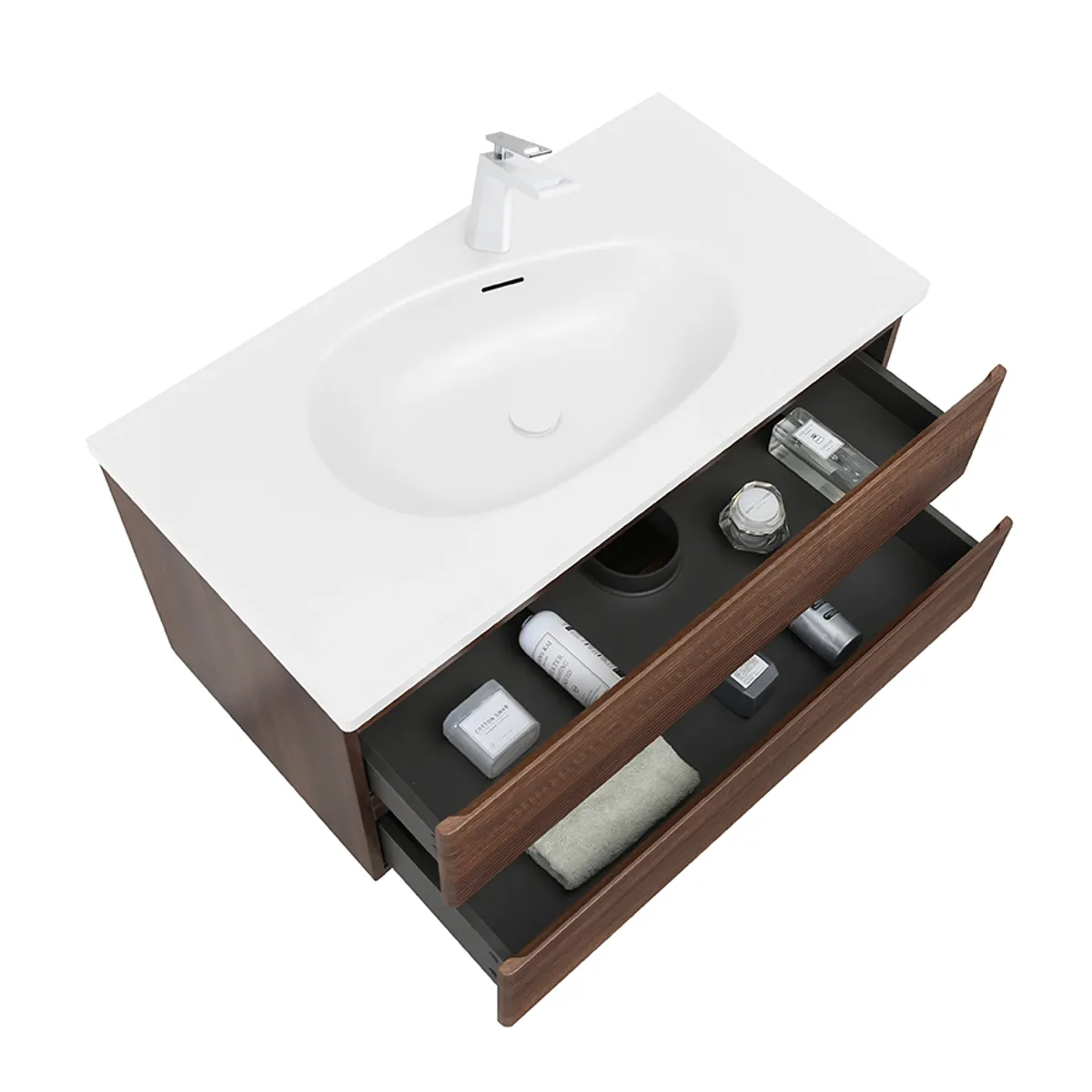 Badnor Maiken 120+40cm mbl.pk (9619) Lone speil m/lys