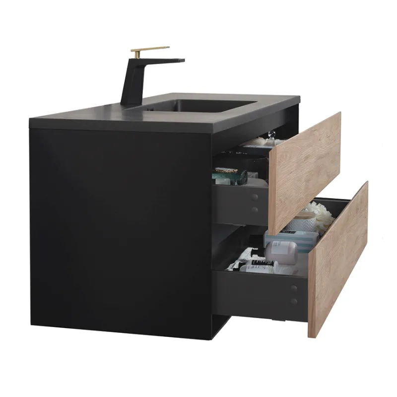 Badnor Martine 120+40cm enkel servant (6413) Linnie speilskap
