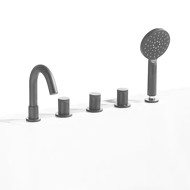 Hovedbilde Pfister Giorgia 5- hulls badekararmatur, GUNMETAL grey
