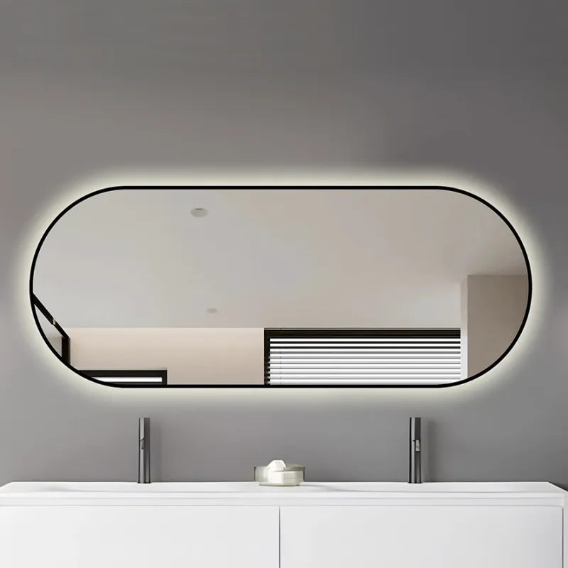 Badnor Melissa 120cm mbl.pk m/dobbel servant (98510) Sienna speil m/lys