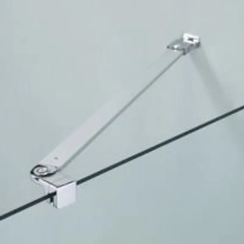 Pyxis fastfelt Walk-in hjørne 80cm - krom