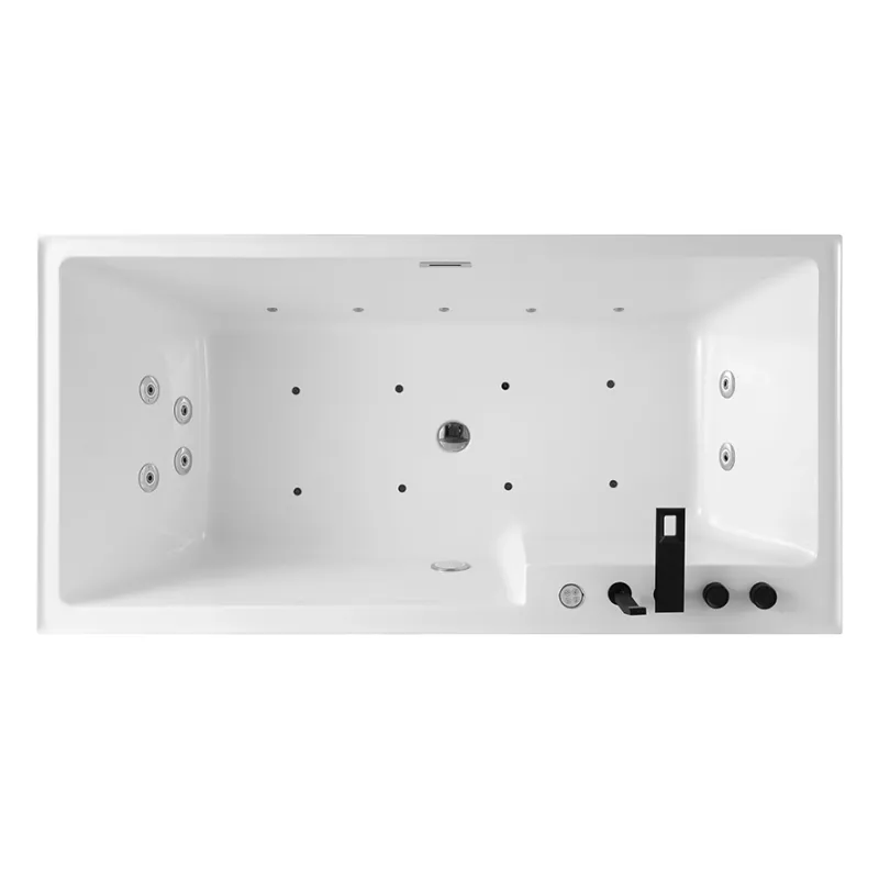 Badnor Vallea designbadekar m/luft-vann-massasje 170x85cm