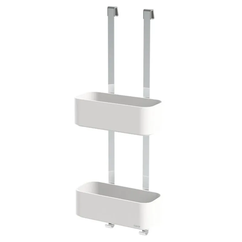 Tiger 2-Store Shower Caddy dusjkurv - matt hvit