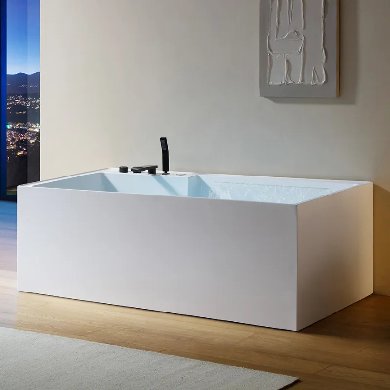 Badnor Vallea designbadekar m/luft-vann-massasje 170x85cm