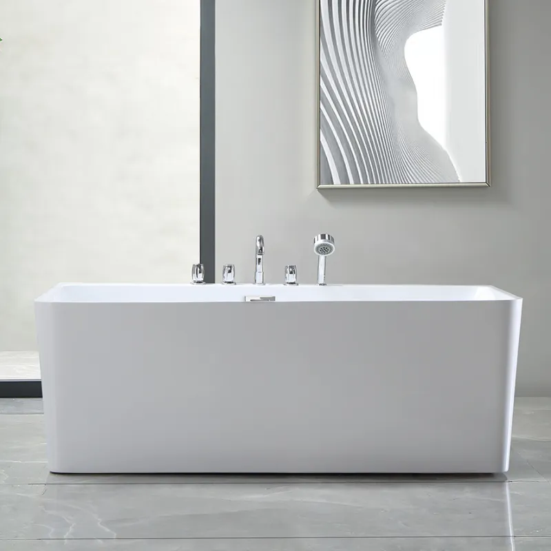 Badnor Elena designbadekar m/ innb. blandebatt. 169cm