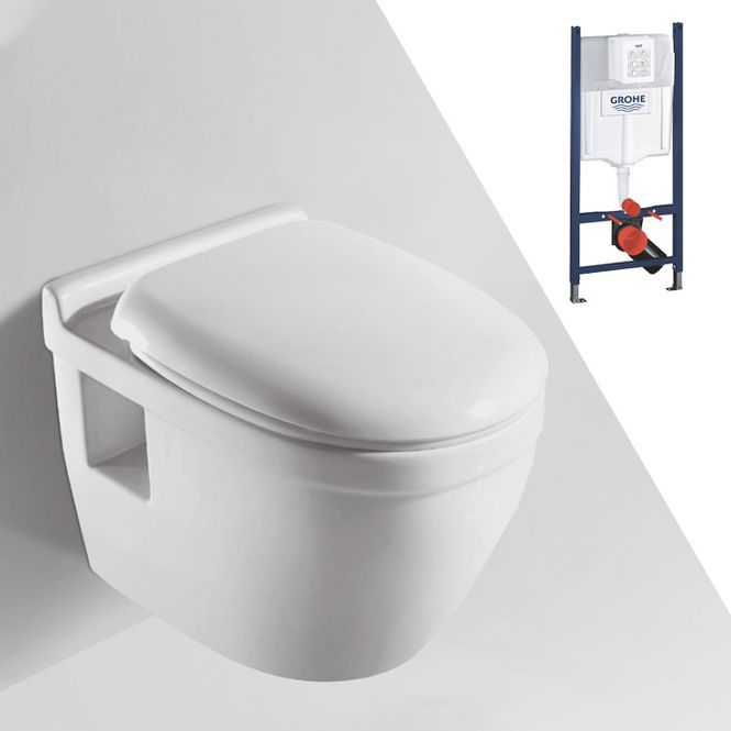 Hovedbilde Toalettpakke: Badnor Trento / Grohe Rapid SL uten betj. plate