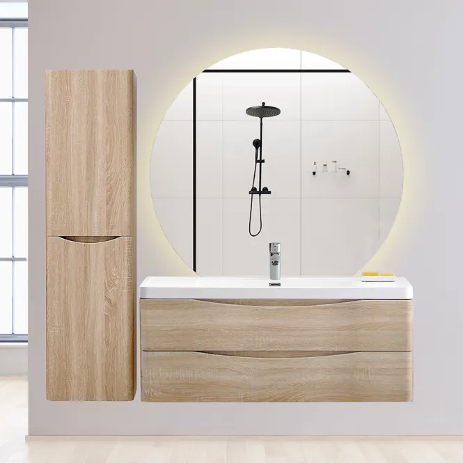 Hovedbilde Badnor Mette 120cm enkel +40cm mbl.lpk (50105) Sissel speil