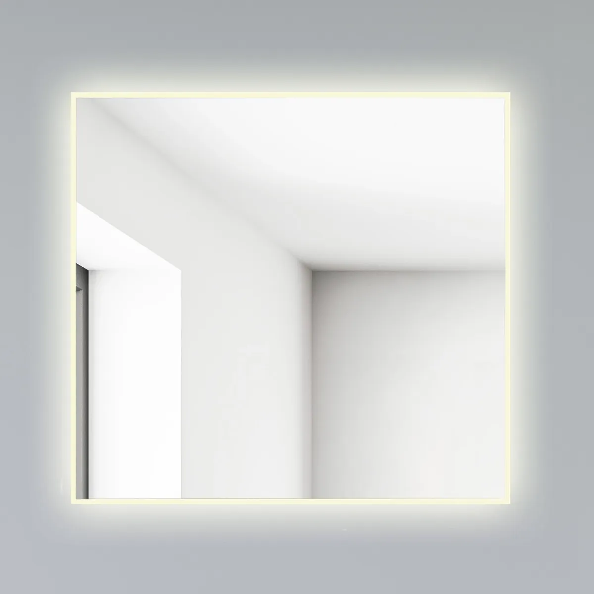 Badnor Lotte baderomsspeil (75x80cm) med LED-belysning