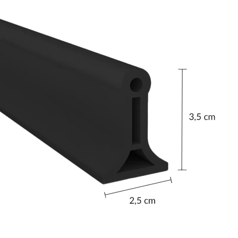 Badnor SealFlow vannstoppelist 200cm - GRÅ
