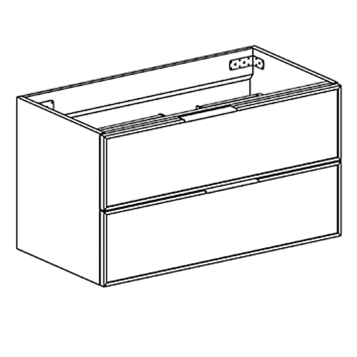 Badnor Melissa 90cm mbl.pk (98310) Lucy speil m/lys