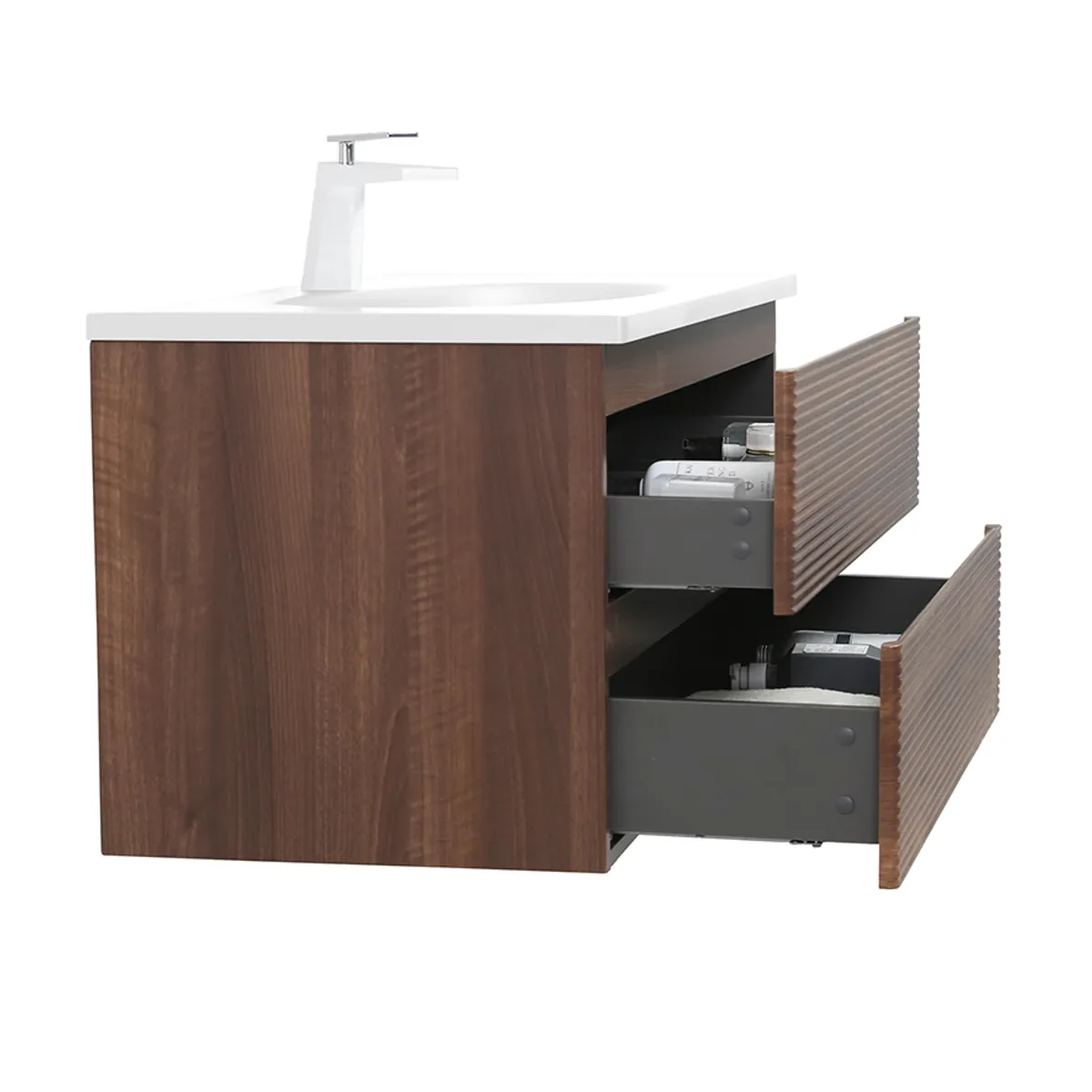 Badnor Maiken 100+40cm mbl.pk (9516) Sissel speil m/ dimbart lys