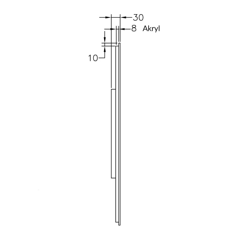 Badnor Merethe 90cm møbelpk (7104) Lucy speil m/lys