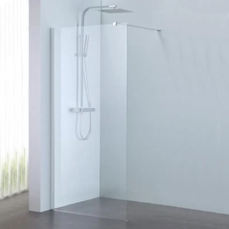 Pyxis fastfelt Walk-in hjørne 90cm - krom