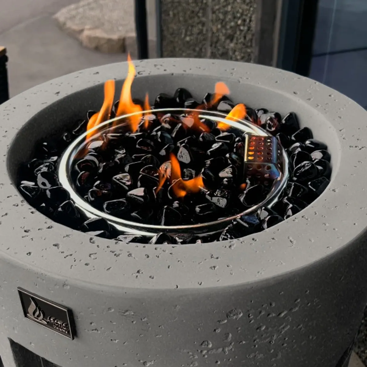 Arctic A-351 gassdrevet peisbord, CONCRETE GREY