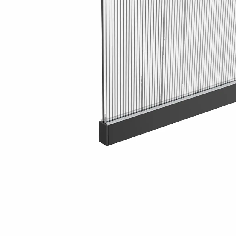 Badnor Shildon dusjvegg/walk-in hjørne - MATT SORT - TINTED HARMONY glassfelt - 110cm