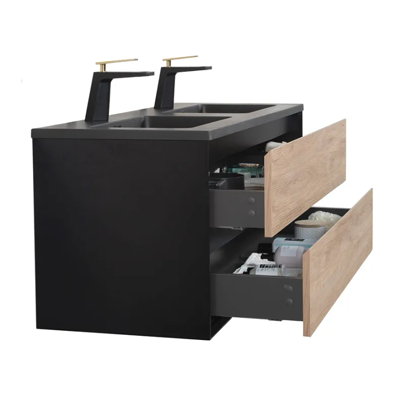 Badnor Martine 120+40cm dobbel servant (6417) Sara speil