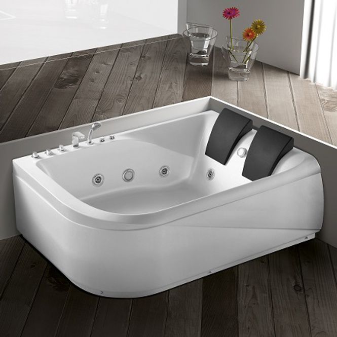 Hovedbilde Badnor Susana massasjebadekar 180x130cm, Høyre