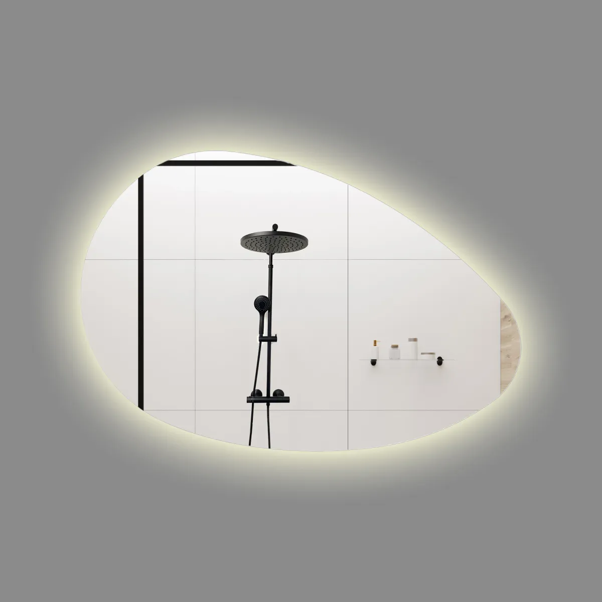 Badnor Melissa 90+40cm mbl.pk (97311) Lucy speil m/lys