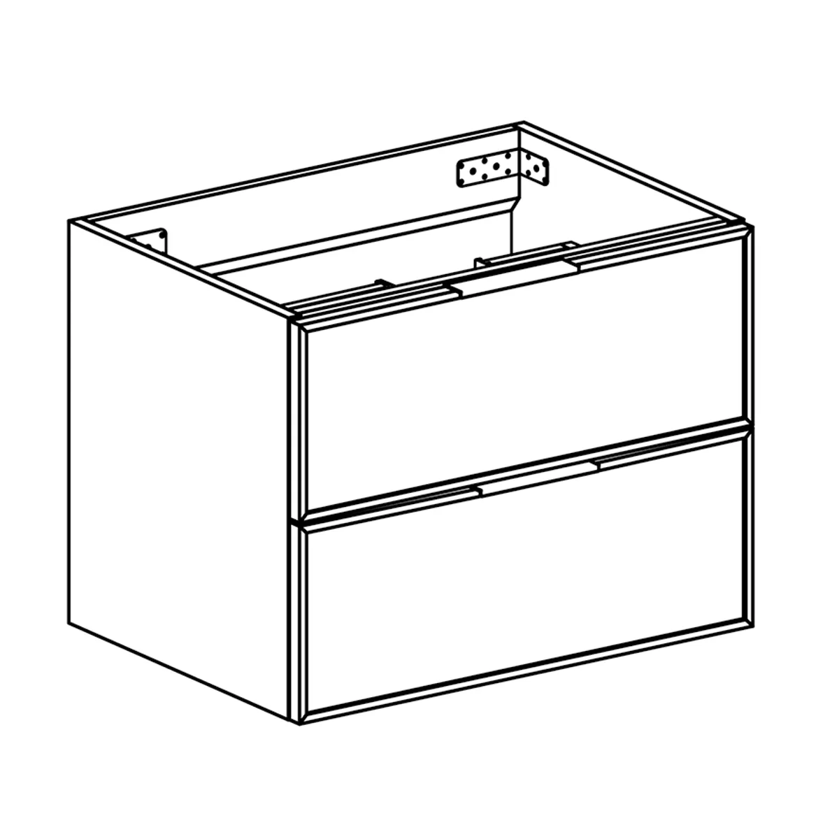 Badnor Melissa 60cm mbl.pk (97140) Lilly speilskap m/lys
