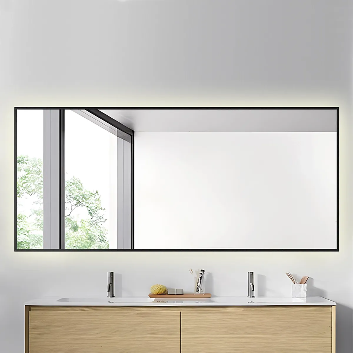 Badnor Melissa 180cm mbl.pk (98720) Saga speil m/lys