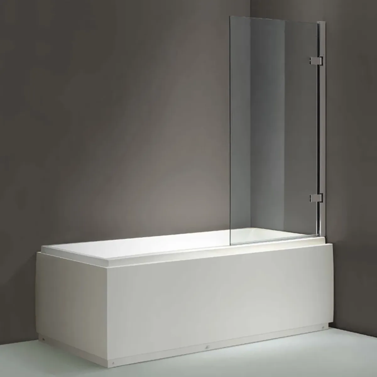 DEMOVARE: Badnor Sterling Straight badekarvegg 85x150cm (8mm glass)