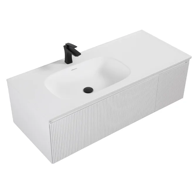 Hovedbilde Badnor Merethe 120cm servantskap m/spile-front HVIT MATT